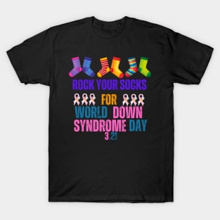 Rock Your Socks for World Down Syndrome Day T-Shirt